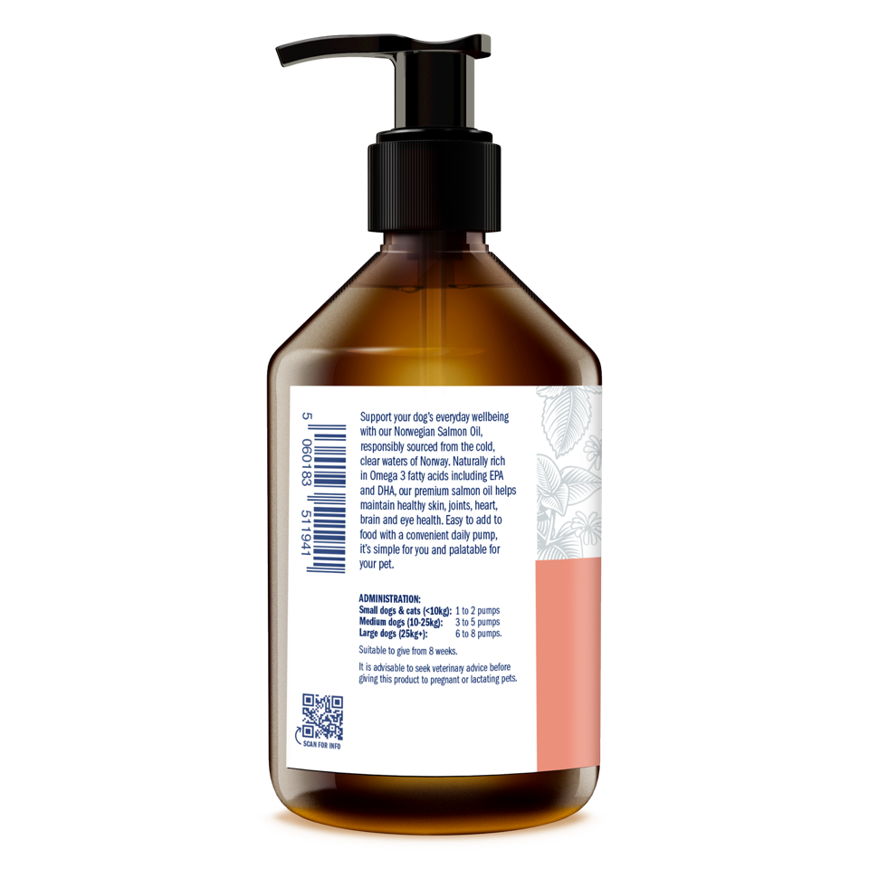 Norwegian Salmon Oil for Dogs & Cats - 500ml