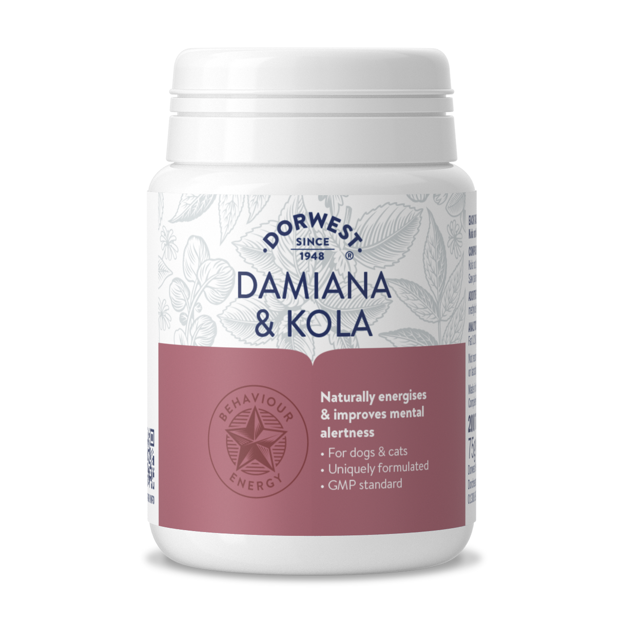 Damiana & Kola Tablets For Dogs And Cats