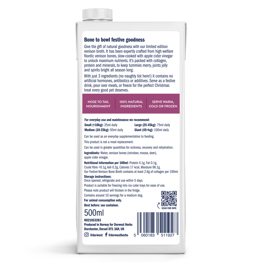 Bone Broth - Festive Venison
