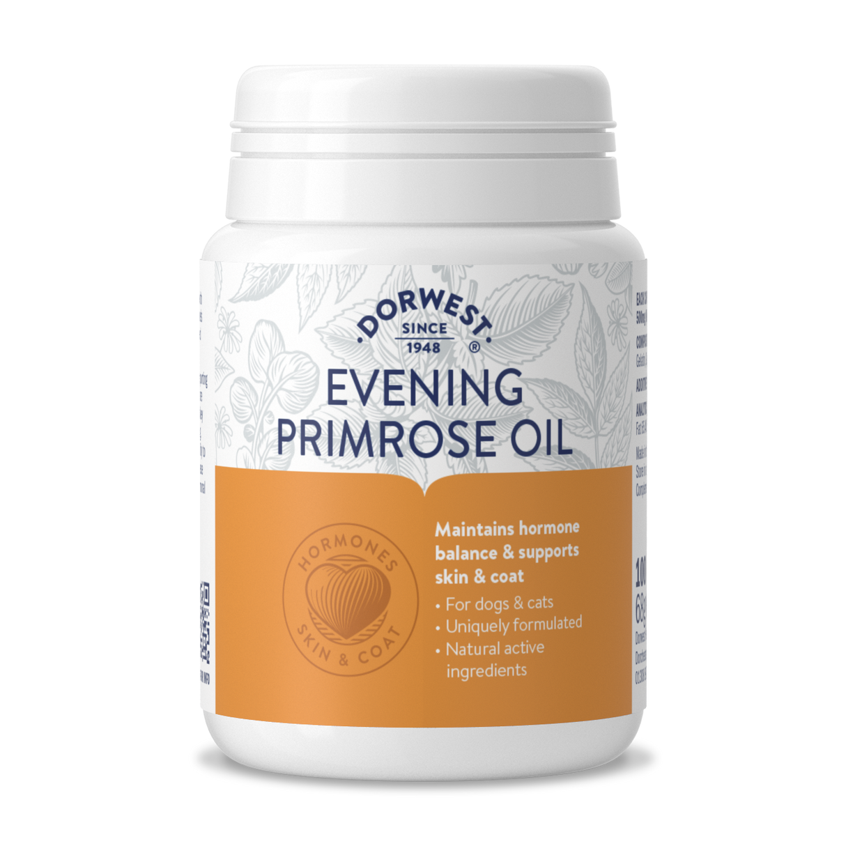 Evening Primrose Oil Capsules For Dogs And Cats